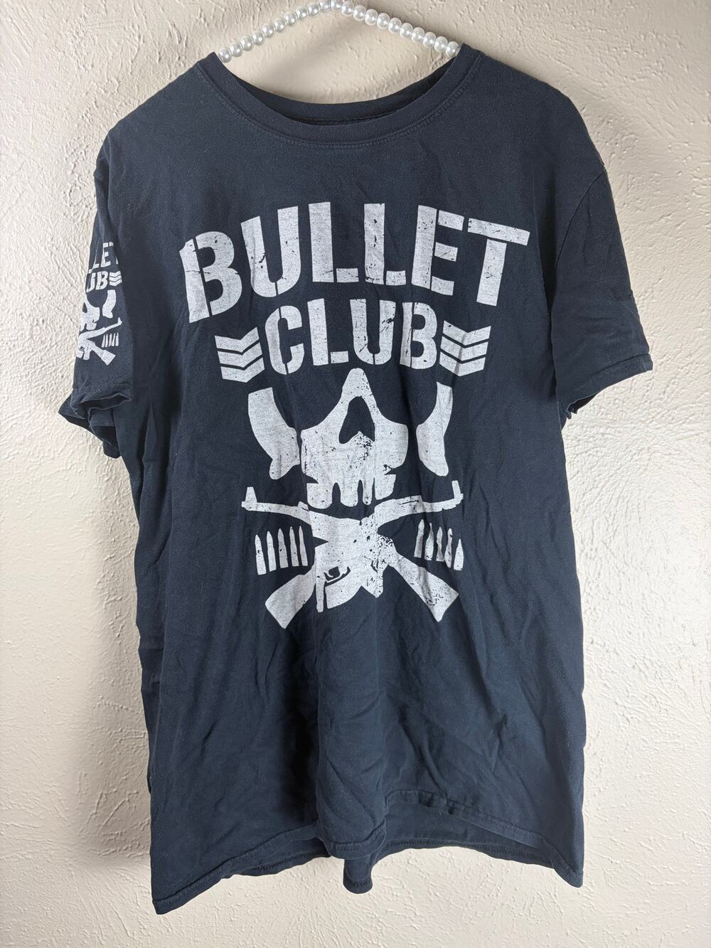 Pro Wrestling T-Shirt Size Large Bullet Club Tee Cotton Officially Licensed Top